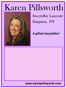 poster of storyteller Karen Pillsworth